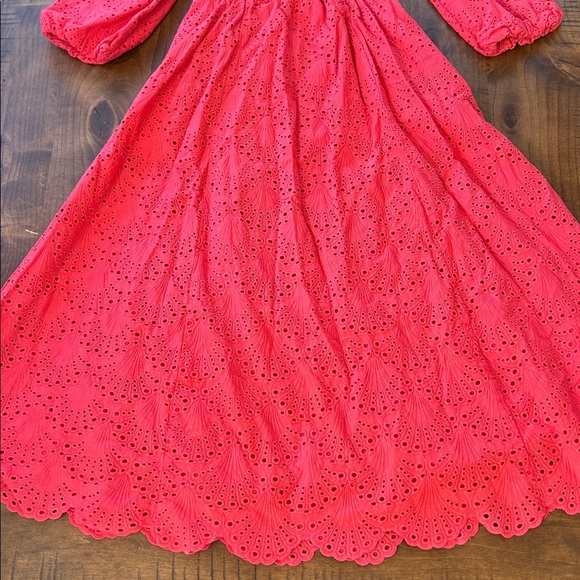 Boden Women's Lola Broderie Maxi Dress Size 2 Petite - Picture 3 of 8